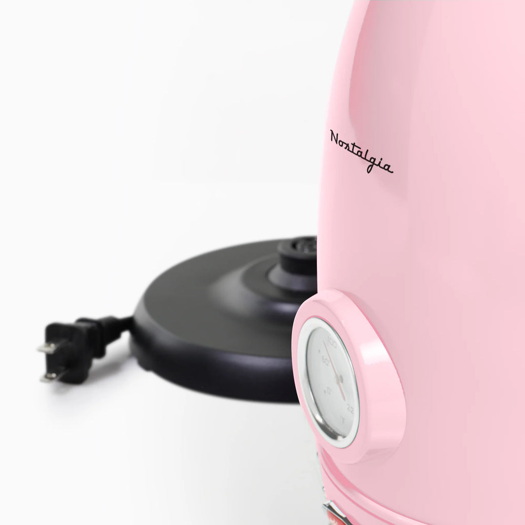 Pink 1.7-Liter Stainless Steel Electric Water Kettle K704467