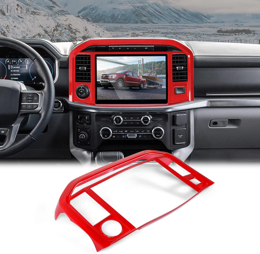 Red Center Console Dashboard Navigation Panel Cover E92057