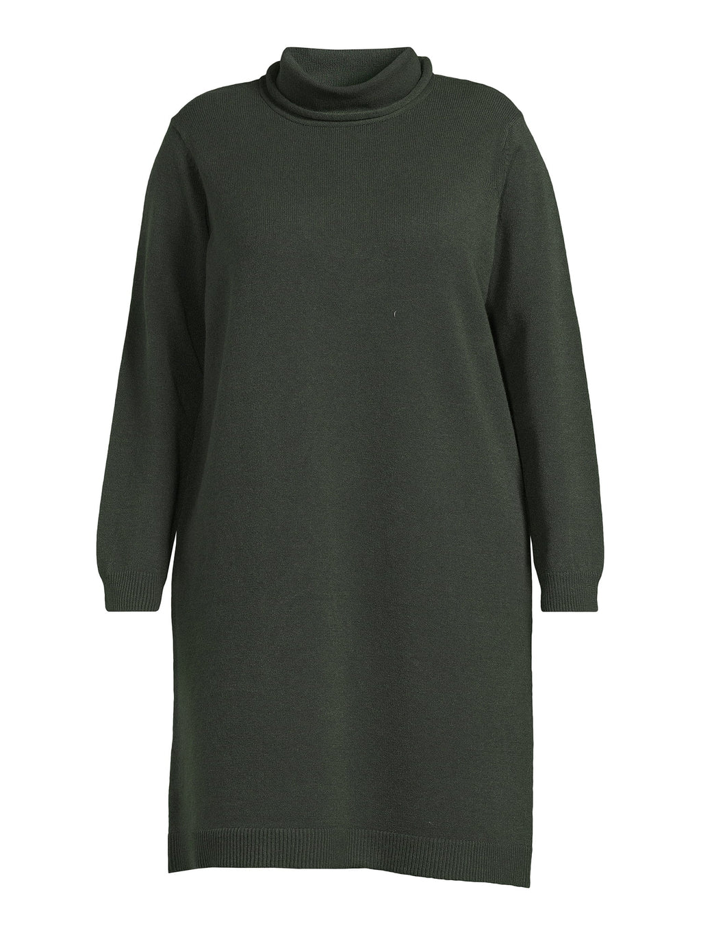 Plus Size Turtleneck Sweater Dress R19415