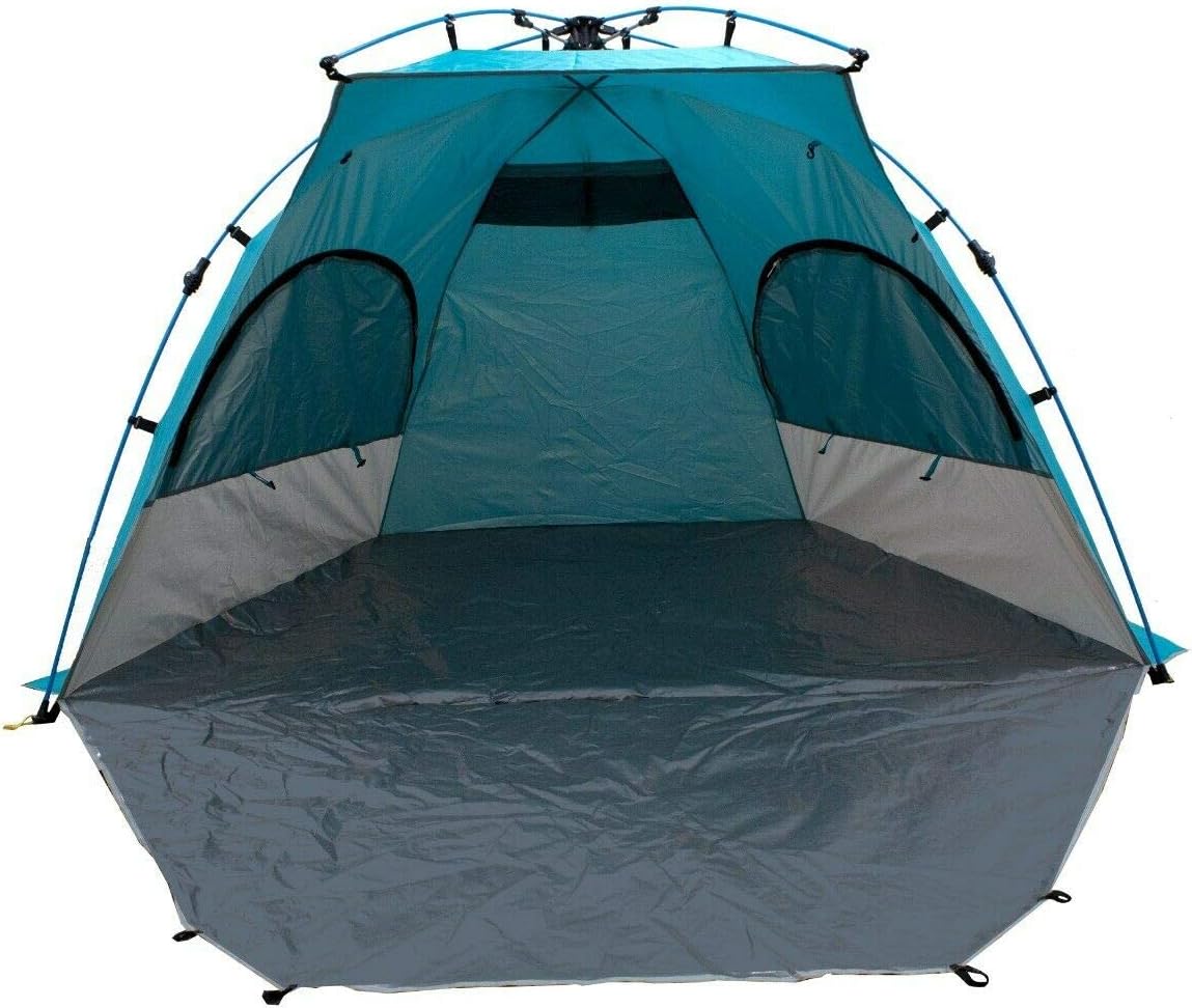 Teal Pop Up Sun Shelter Beach Canopy V19645