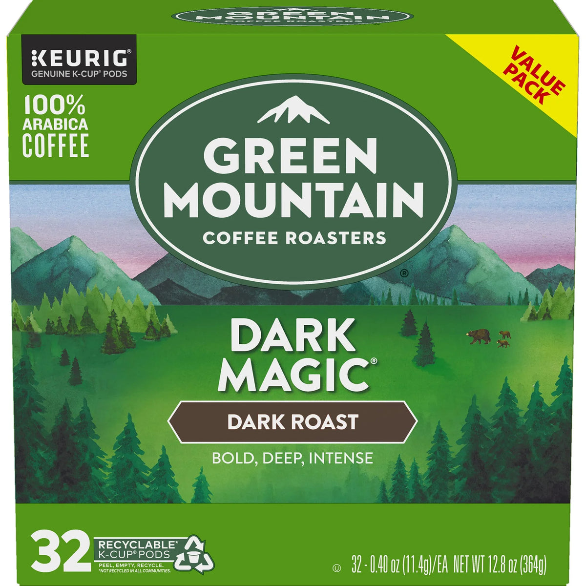 Dark Roast Coffee K-Cup Pods, 32 Count Q218