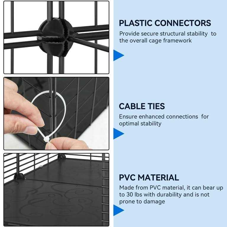 2-Tier Indoor Cat Cage Pet Playpen I303