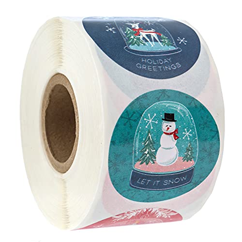 500 Multicolor Christmas Stickers Z458089