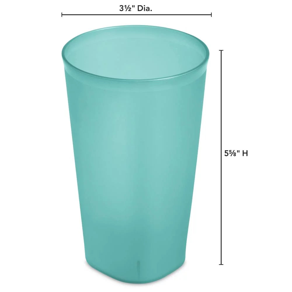 Set of 4 Plastic Tumblers 20 Ounce G12834