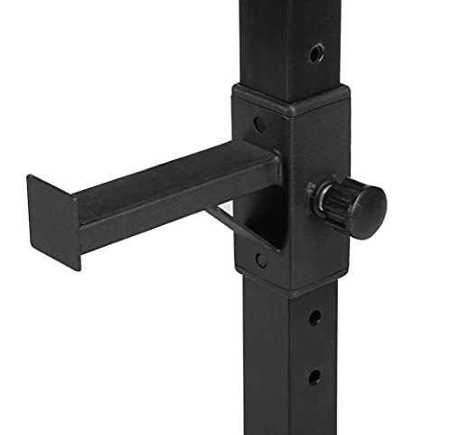 Pair of Adjustable Solid Steel Squat Rack Stands E66376