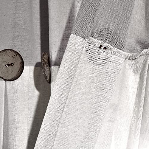 Dark Linen Tier Curtain Set, Pair, 29" W x 36" L L567