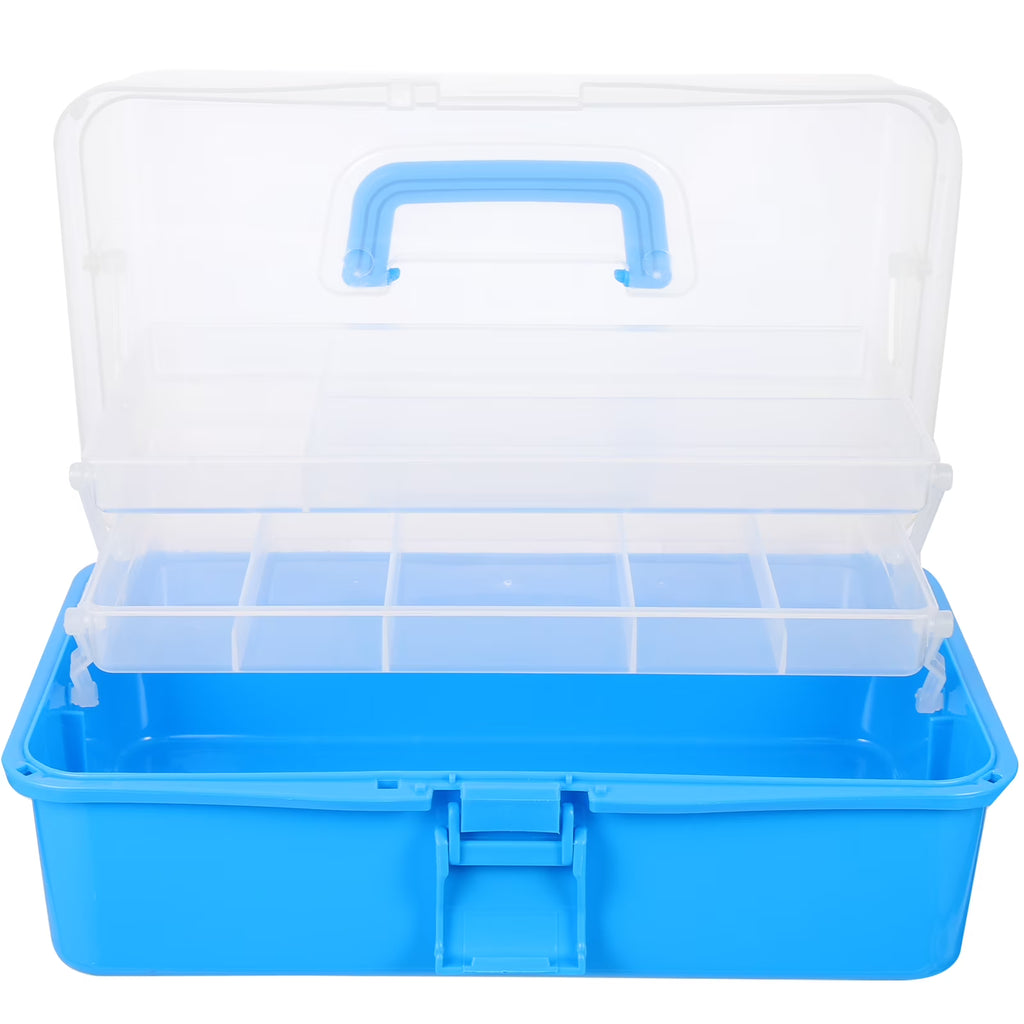 Blue Stackable Collapsible Storage Box V4809