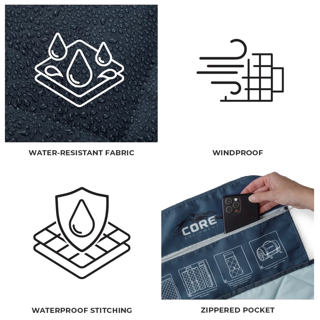 Blue Tent Blanket K62805