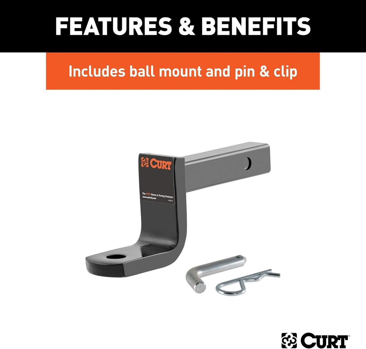 Class 1 Trailer Hitch with Ball Mount C78372