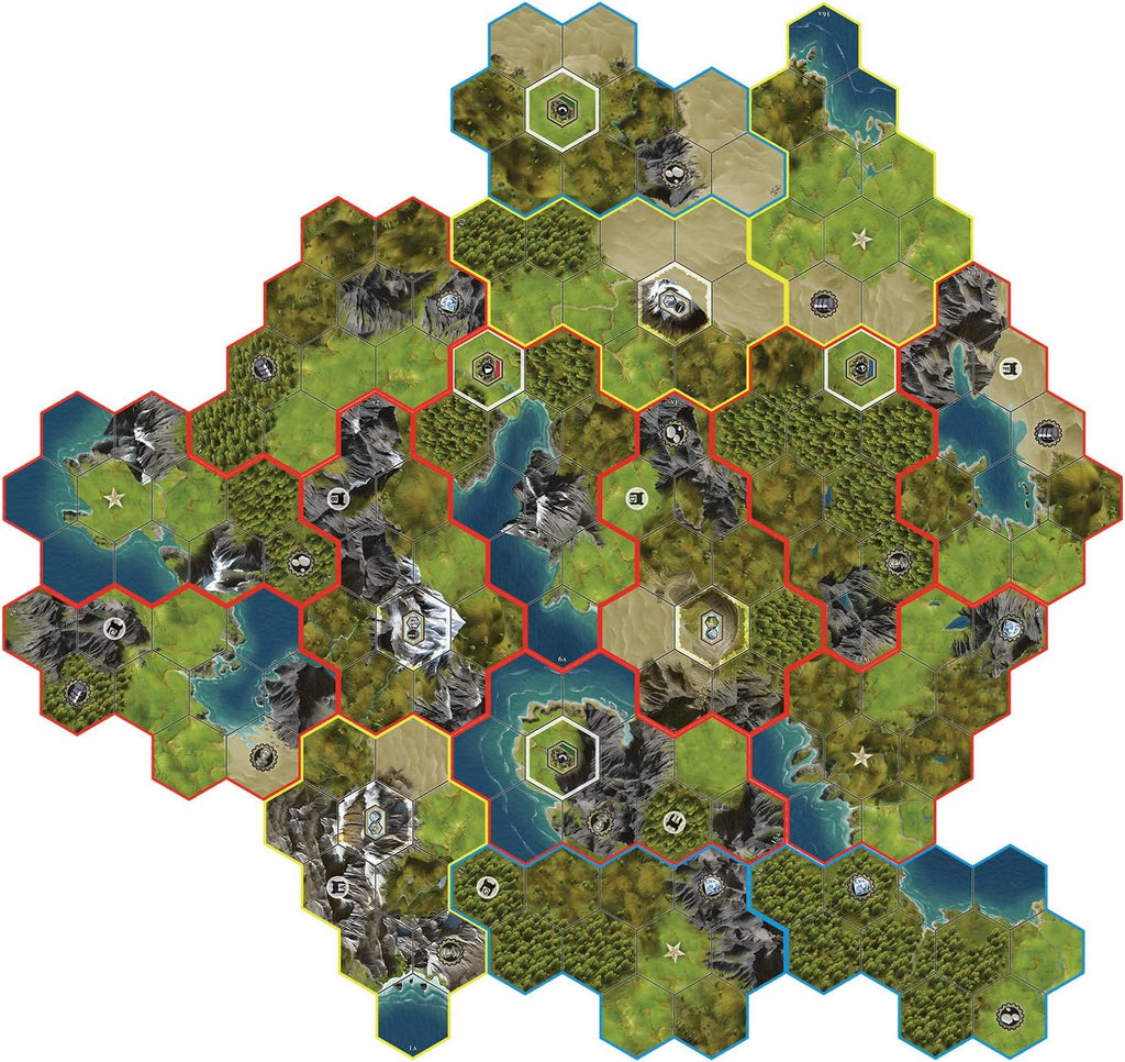 Board Game, 2-4 Players, 1-2 Hour Playtime Y61619