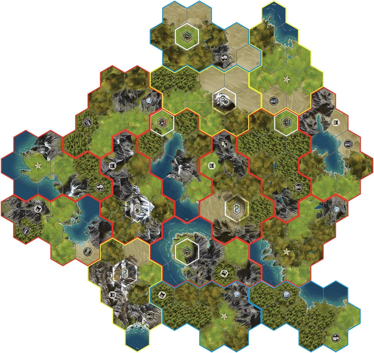 Board Game, 2-4 Players, 1-2 Hour Playtime Y61619