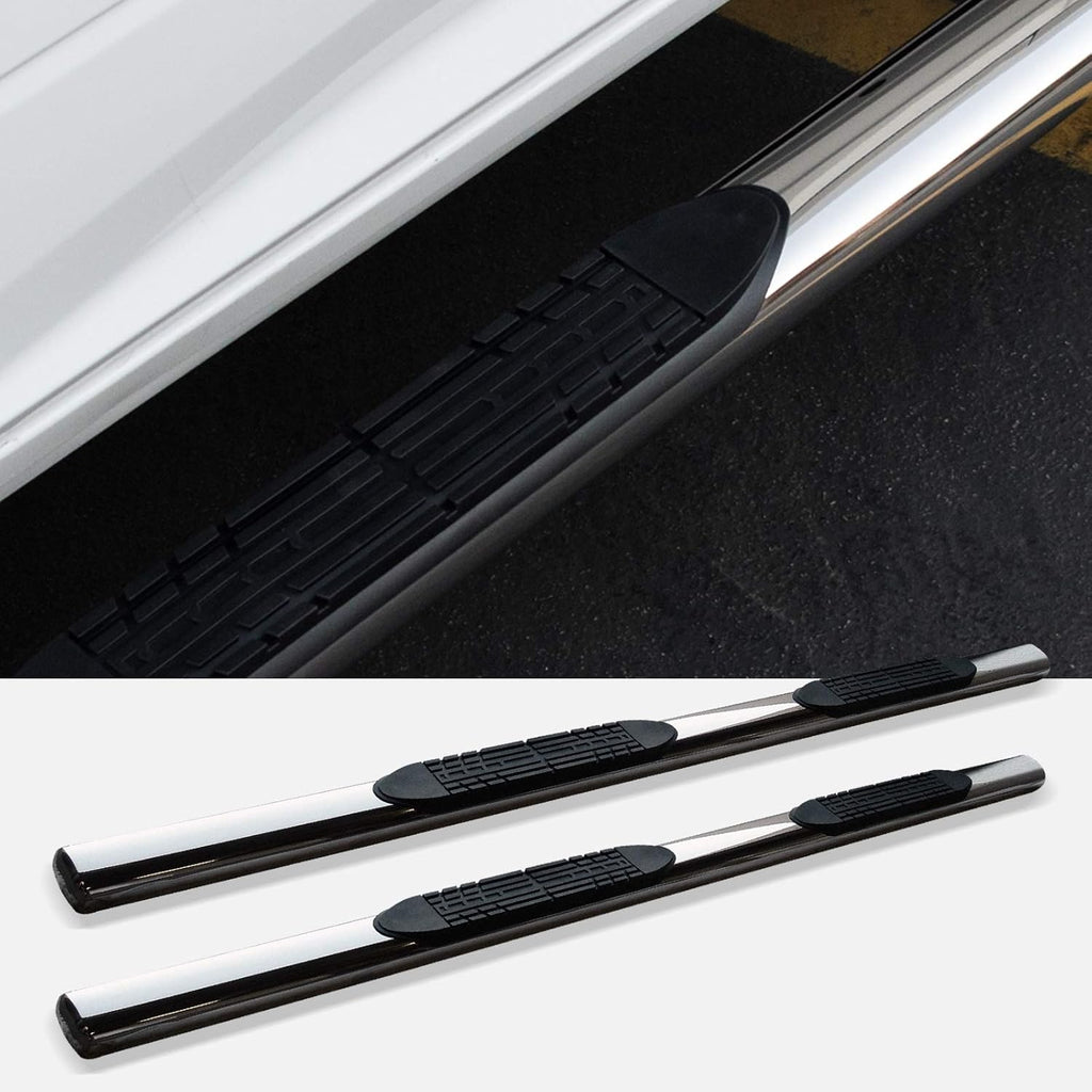 Stainless Steel 4 Oval Side Step Nerf Bars K712