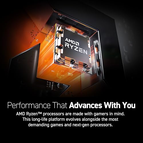 AMD Ryzen R7-7700 Geforce RTX 4060 16GB DDR5 1TB m.2 SSD Windows 11 Home Gaming Desktop Z936798