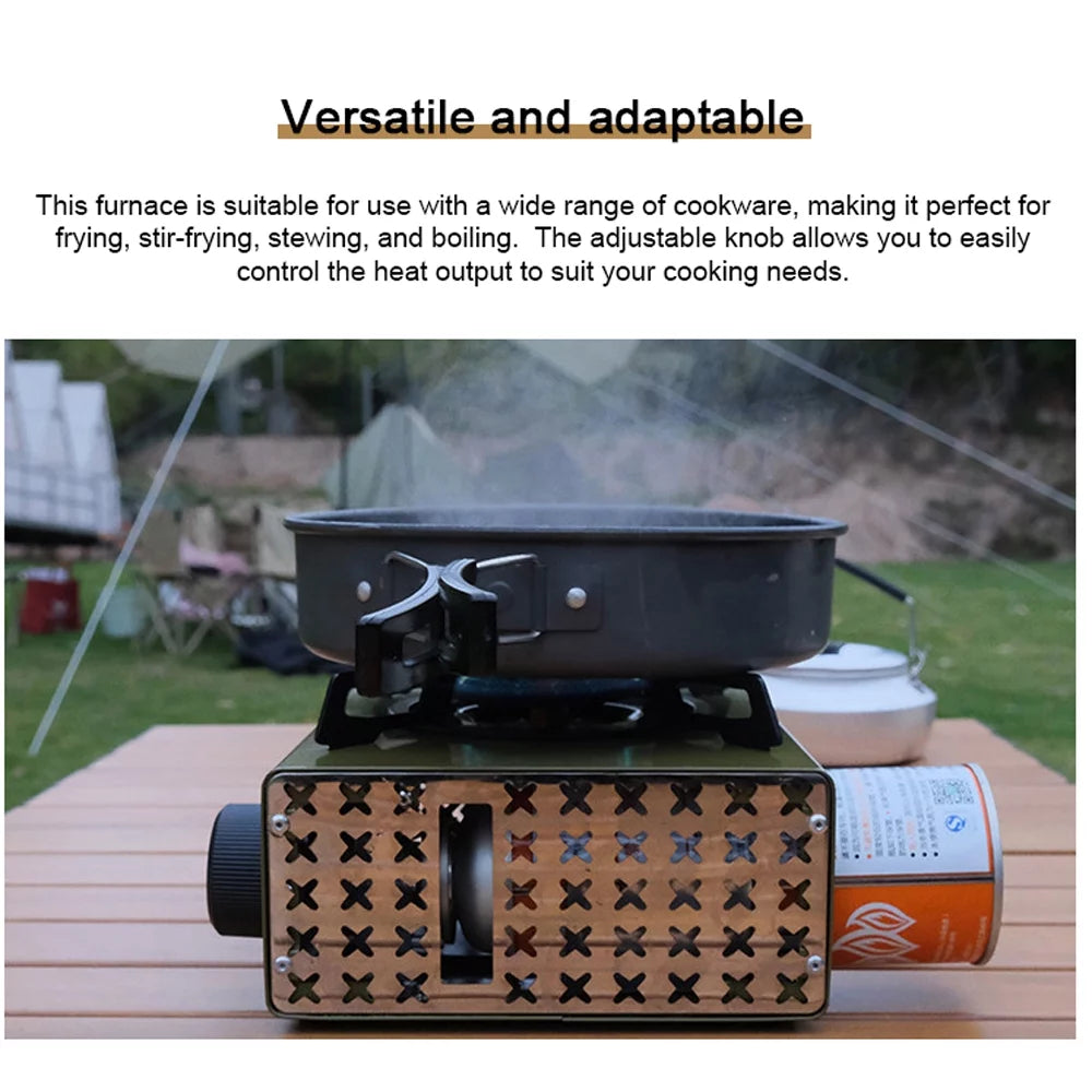 2000W Portable Outdoor Camping Metal Stove with Storage Bag P108