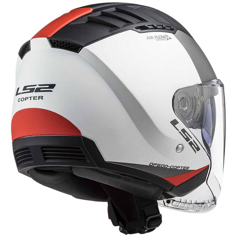 Matt White / Red Helmet Size XXL B50311
