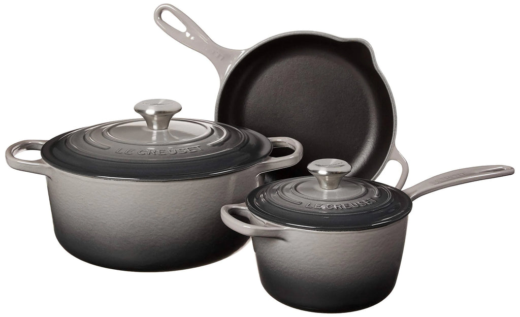 5 Piece Cast Iron Cookware Set (Oyster) V810016