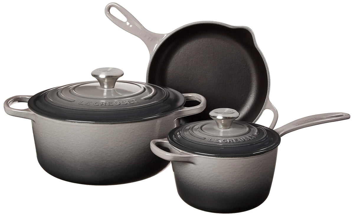 5 Piece Cast Iron Cookware Set (Oyster) V810016