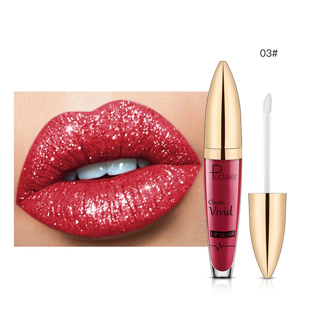 Shiny Long Lasting Glitter Lipstick, 5ml P732