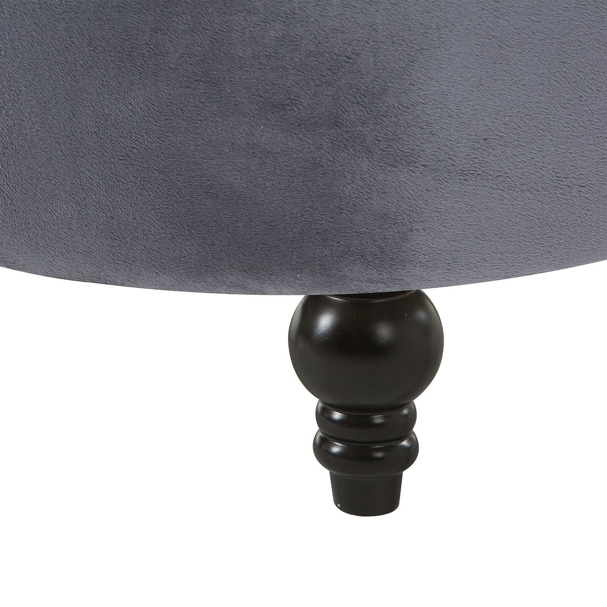Gray Tufted Velvet Accent Chair E287223