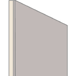 ProCore Mat and Mount Board - TV Gray Antique/White S981