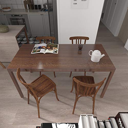 Walnut Brown Wood Contact Paper 24x354 inch Self-Adhesive Vinyl Wrap X51766