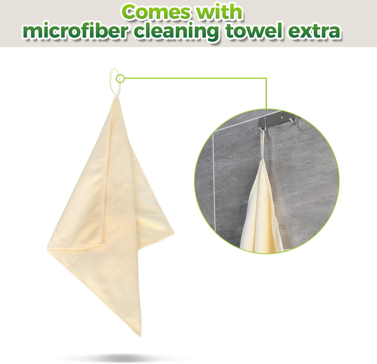 Beige Cleaning Caddy with Handle, 15 x 8 x 10.5 inches H86330