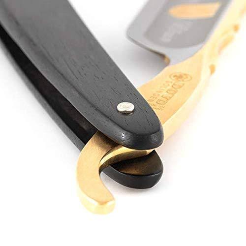 Carbon Ebony Steel Straight Razor R27776