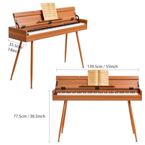 Weighted Digital Piano with Hammer-Action Keyboard G2488