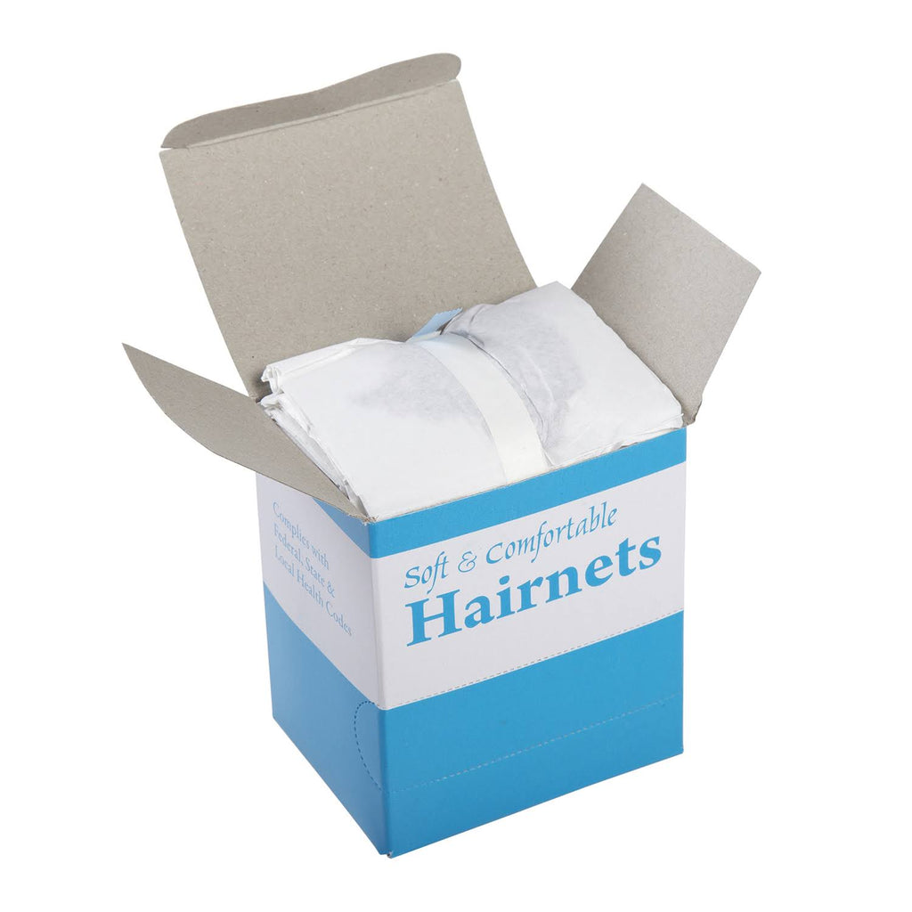 Light Brown Lightweight Nylon Hairnet, Case of 1440 C46236