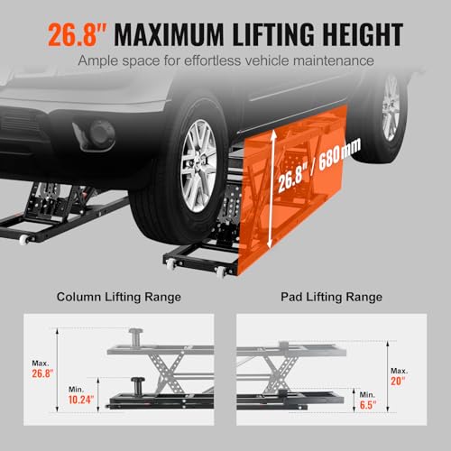7,000 LBS Capacity Heavy-Duty Carbon Steel Car Lift A29622