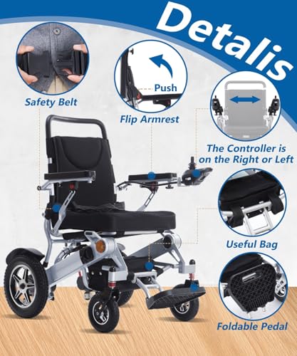Foldable Reclining Electric Wheelchair G201643