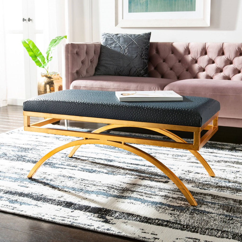 Navy / Gold Arc Bench D64236