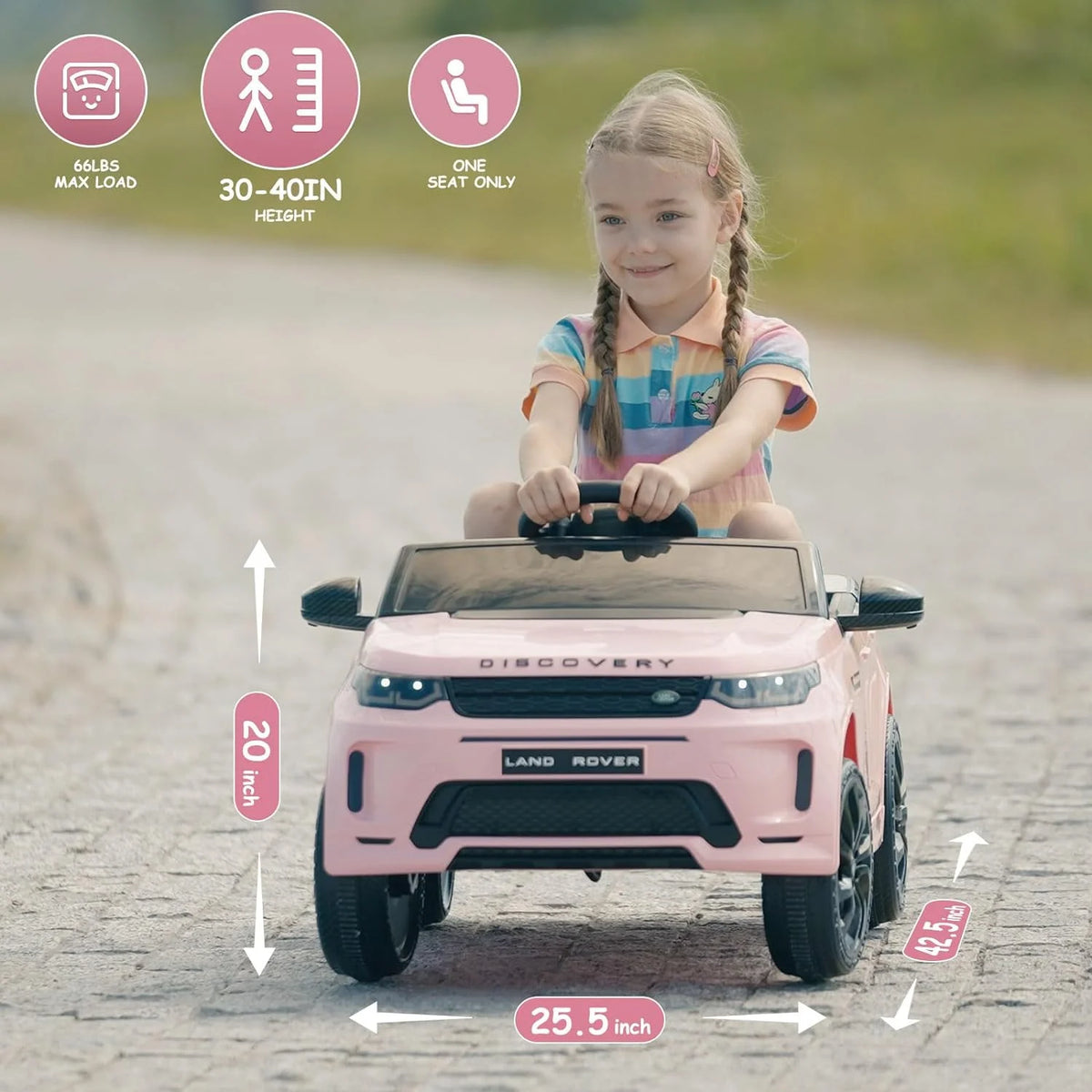 12V Lithium Battery Powered Kids Ride on Car with Parent Control Q30198