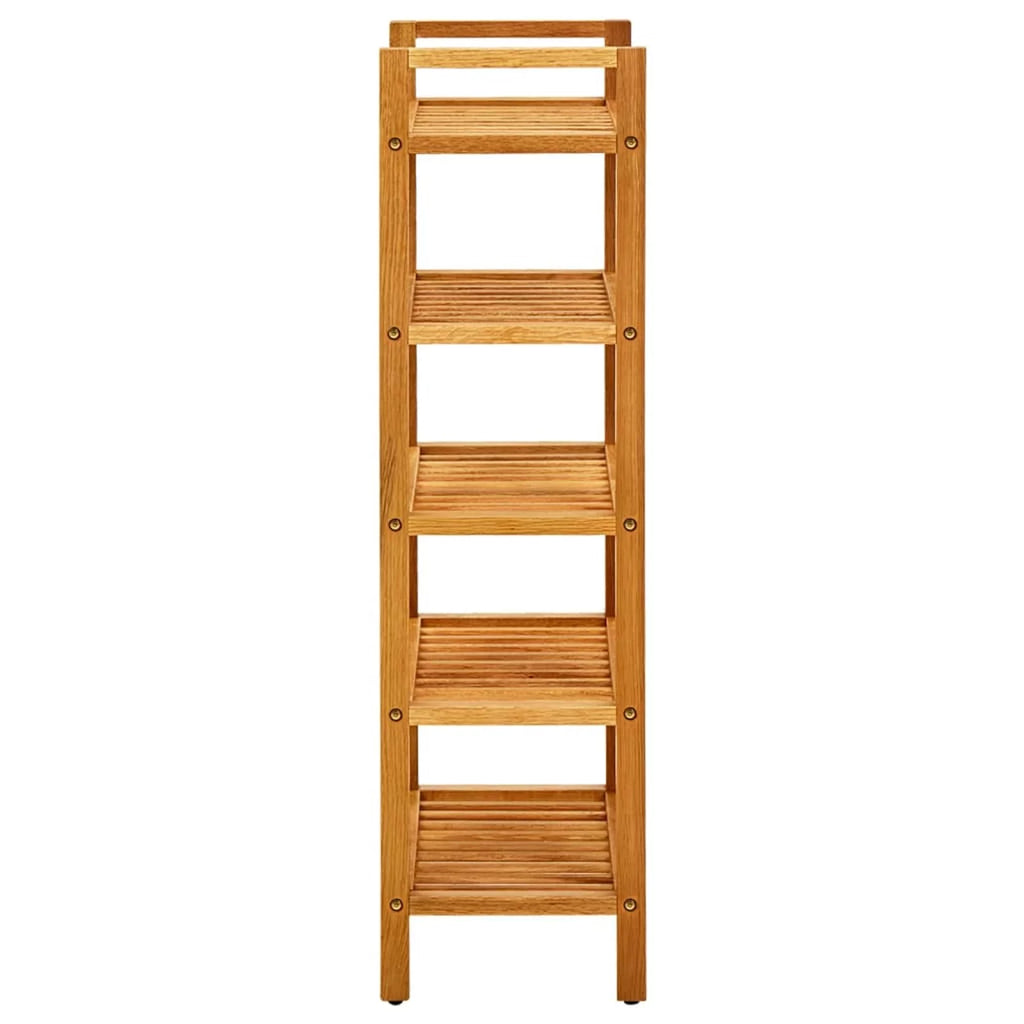5-Tier Wooden Shoe Rack with Storage Shelves S58817