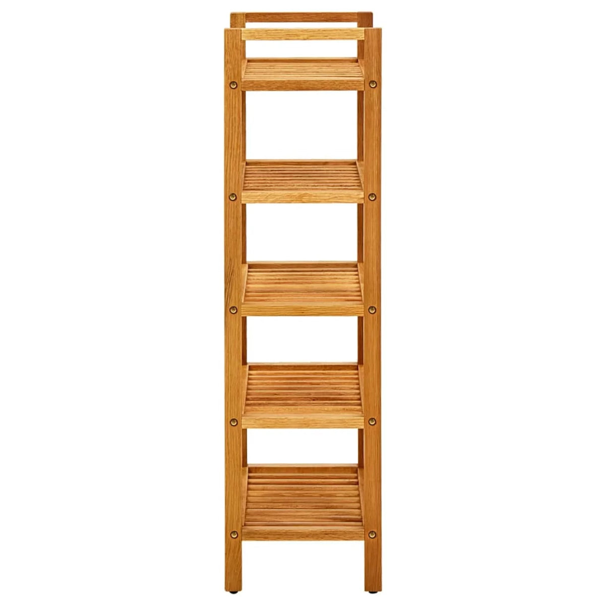5-Tier Wooden Shoe Rack with Storage Shelves S58817