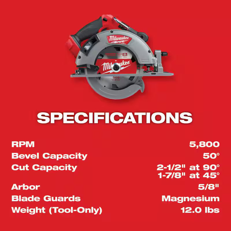 18V Brushless Cordless 7-1/4 in. Circular Saw W151