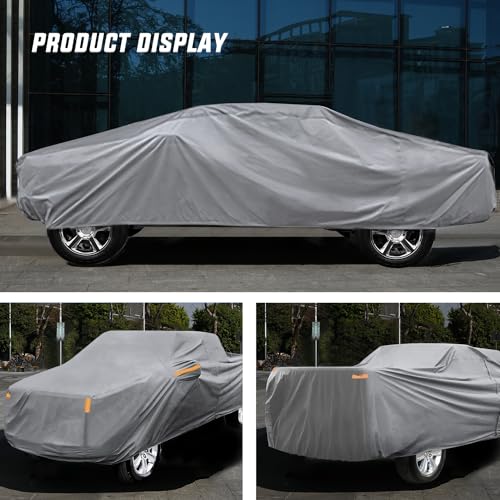 Heavy Duty Waterproof Car Cover with Zipper Cotton U871