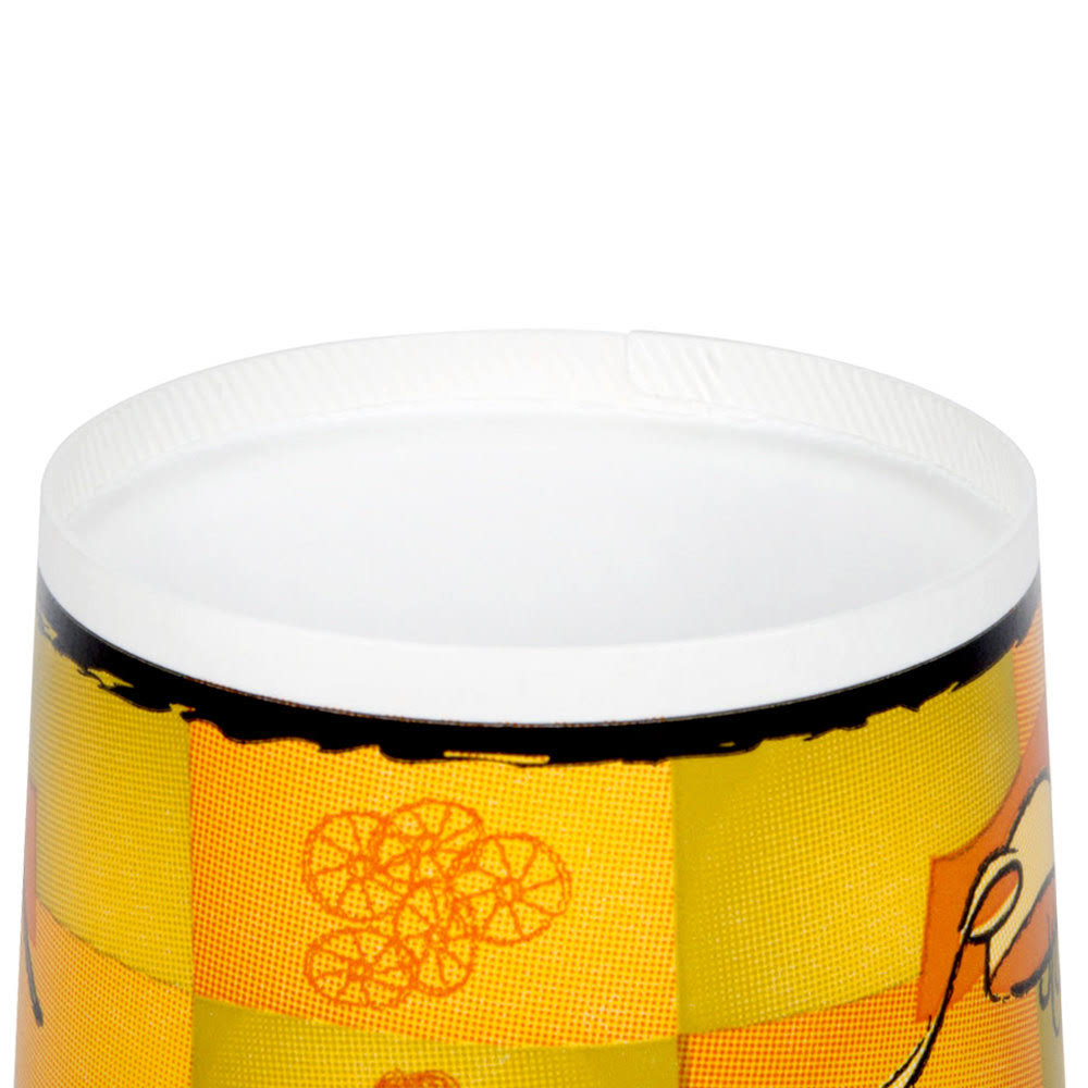 Paper Food Container with Plastic Lid 8-10oz O348878