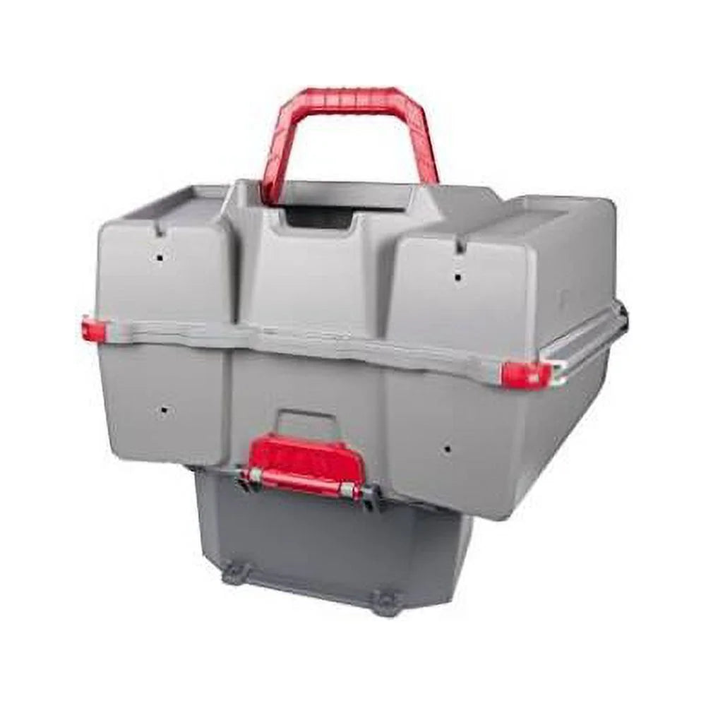 Grey/Red Tackle Box And Bait Storage Y203579