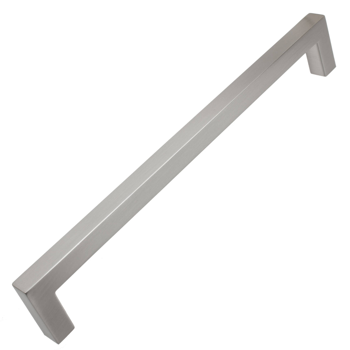 7.56-inch Solid Square Cabinet Bar Pull Handle Satin Nickel F890004