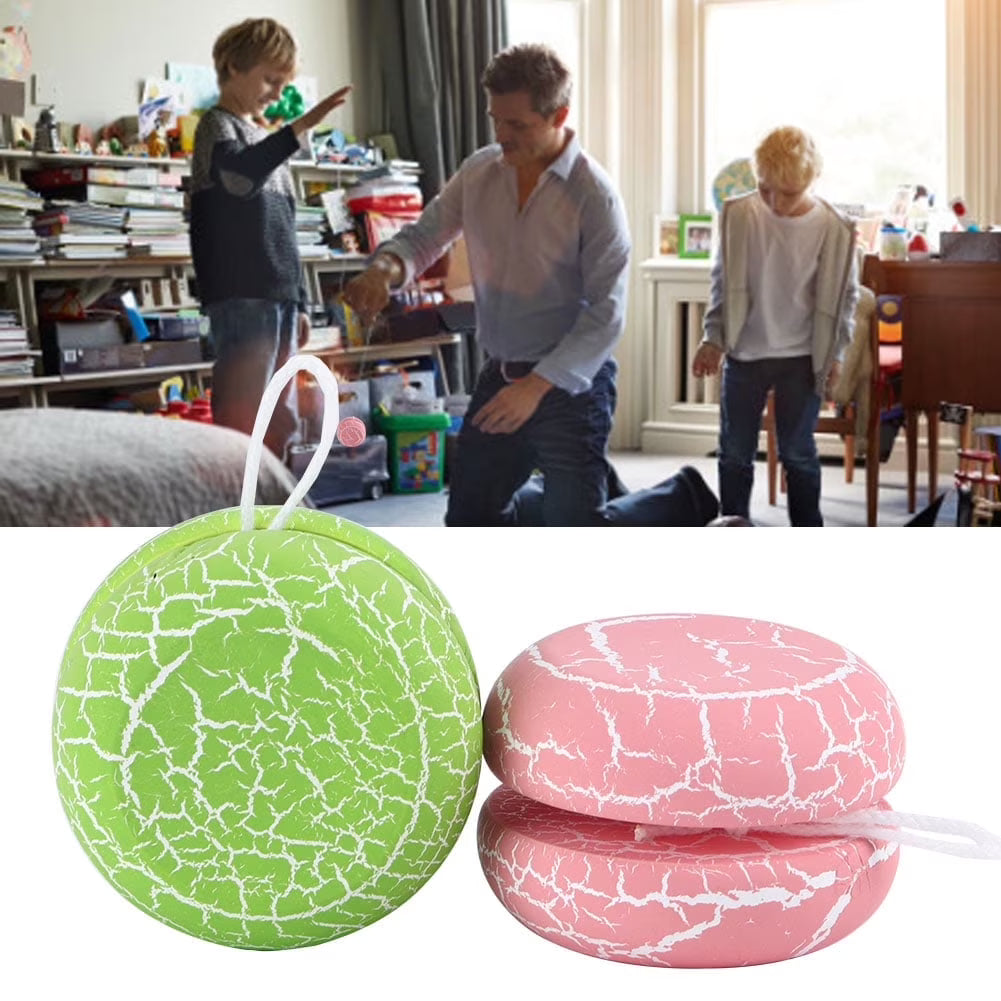 2 Pcs Wood Responsive Yo-Yo Toys K9572