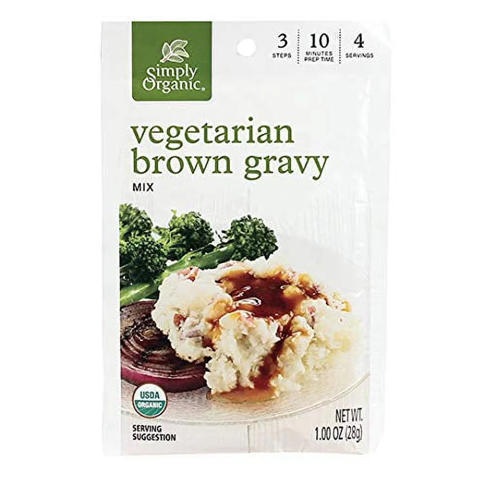 Organic Vegetarian Brown Gravy Mix 1 oz Pack of 12 N59293