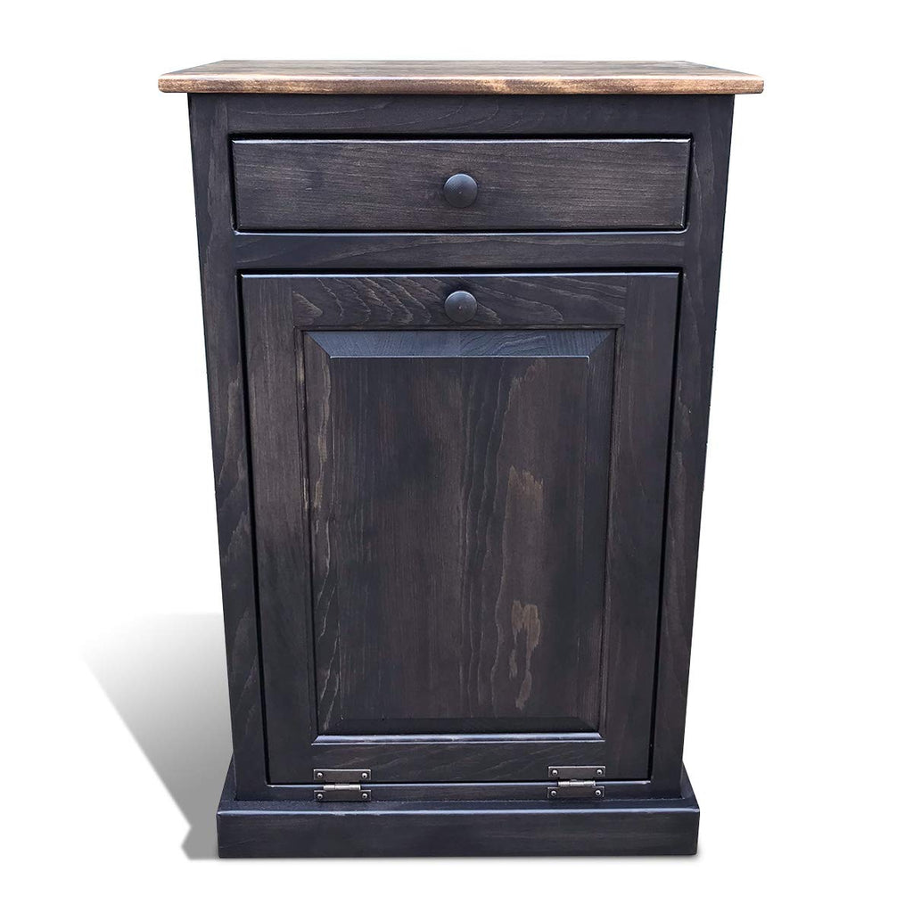 Wooden Pull Out Trash Can Cabinet R31540