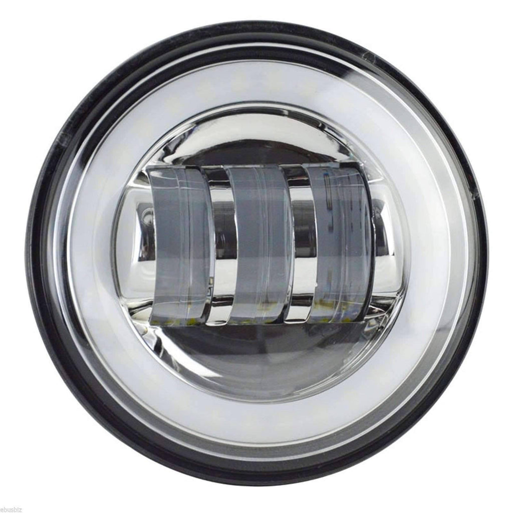 Black 4.5 inch Round LED Passing Lamp Kit I4462