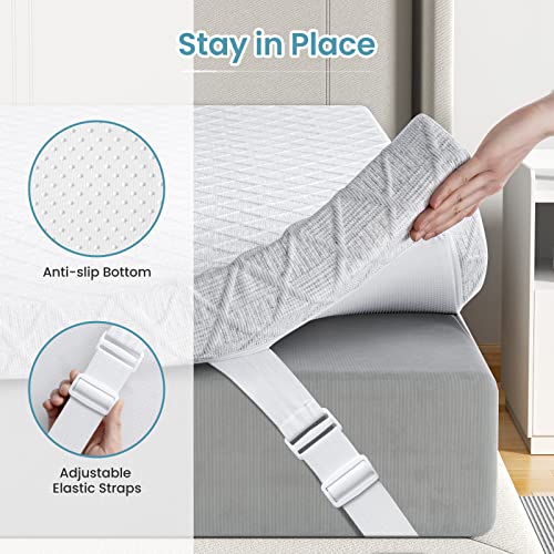 3 Inch Firm Memory Foam Mattress Topper Twin Size K231075