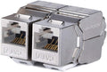 10 Pcs Cat7 Shielded Tool-Less Keystone Jack F958