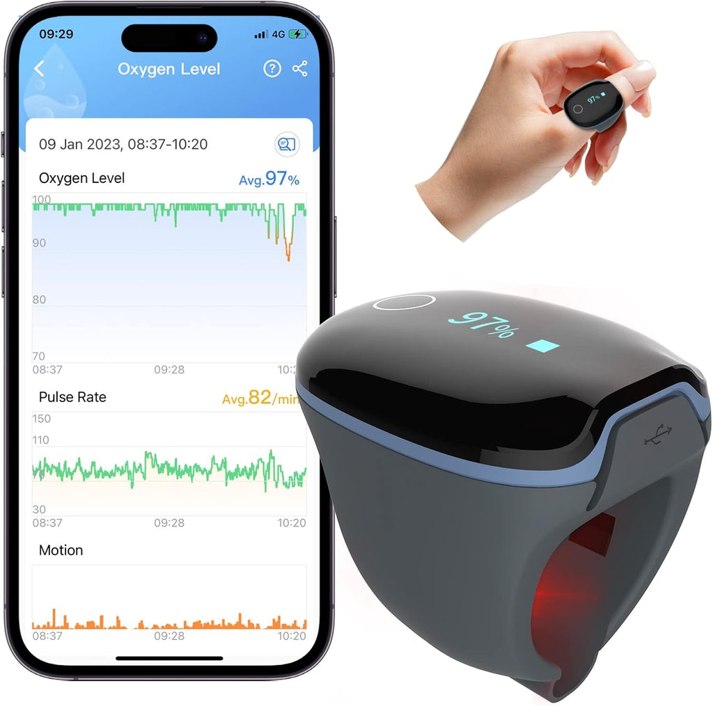 O2Ring Pulse Oximeter with Vibration Reminder E64597