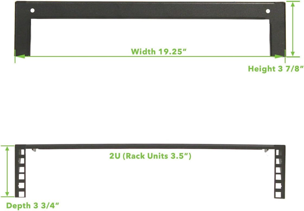 4U 19 Inch Vertical Wall Mount Server Rack Black K2200