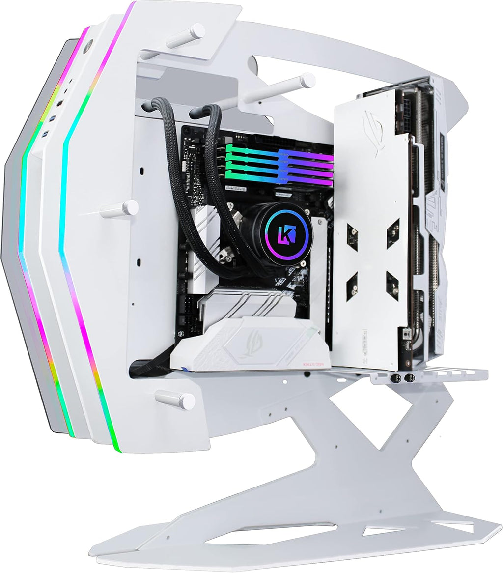 White ATX Mid Tower Gaming Case N170833