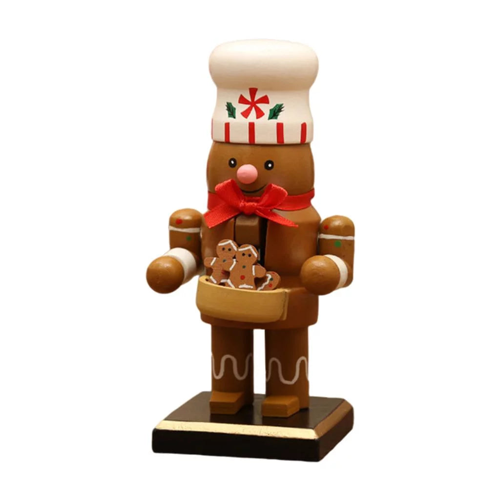16cm Nutcracker Puppet Gingerbread Man Decor P7784